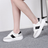 [GIRLS GOOB] Women's Lace Up Casual Comfort Sneakers, Classic Fashion Shoes, Synthetic Leather + Suede - Made in KOREA